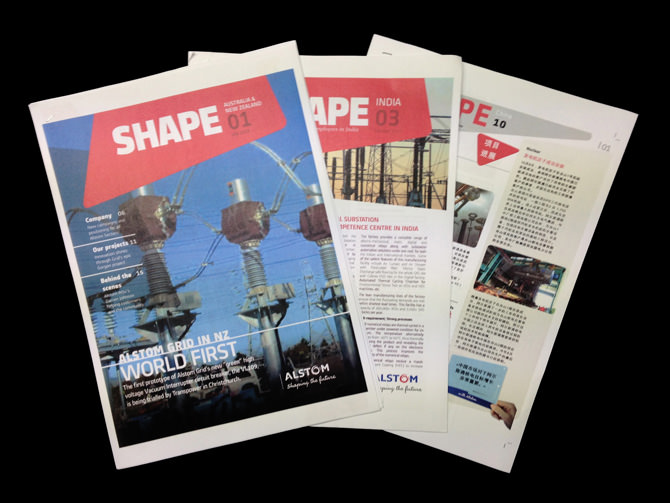 Shape: il Magazine Aziendale di Alstom declinato in tutti i paesi